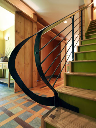 Design ideas for a modern staircase in Burlington.
