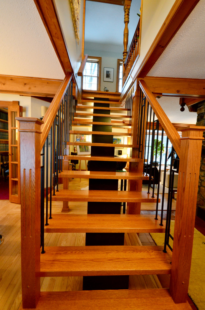 Inspiration for a cottage staircase remodel in Ottawa