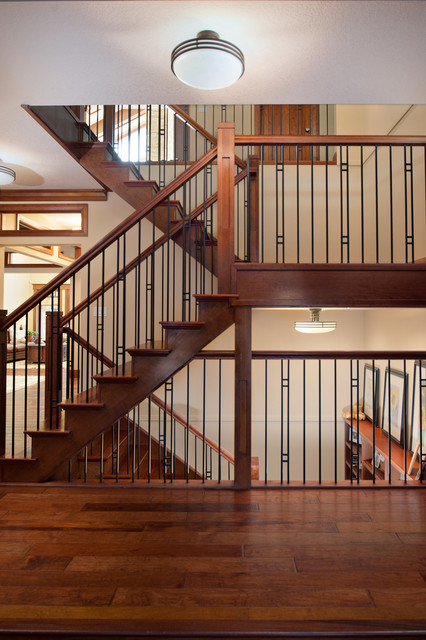 Cherry and Jatoba Stair - American Craftsman - Treppen - Edmonton - von