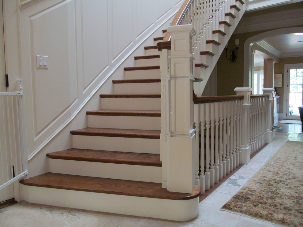 Aménagement d'un escalier classique.