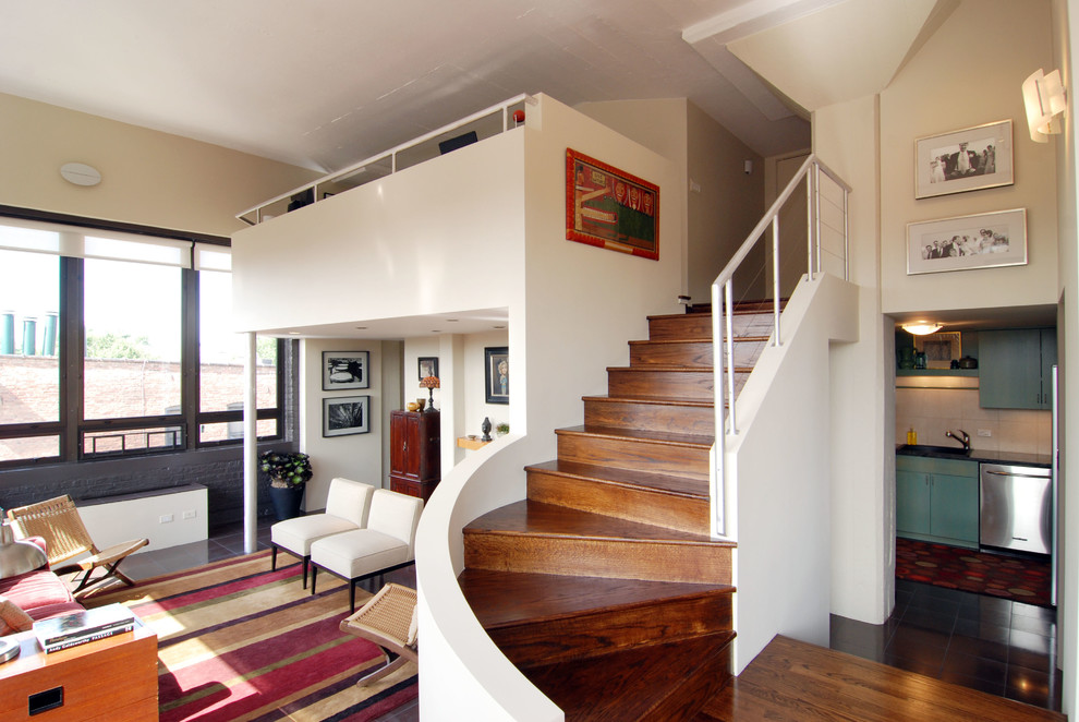 This is an example of a contemporary staircase in St Louis.