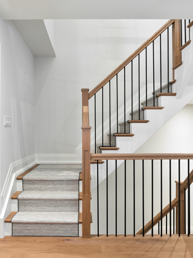 Design ideas for a contemporary staircase in Toronto.