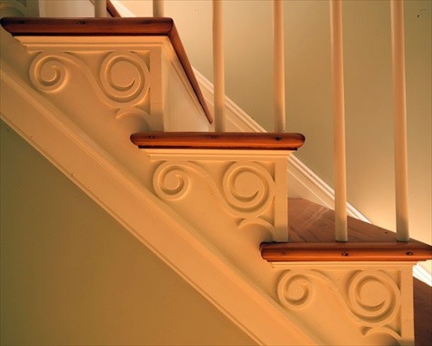 Exemple d'un escalier nature.