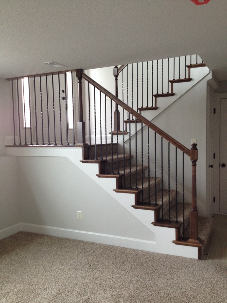 Clear Creek Ridge Split Entry - Craftsman - Staircase - Kansas City ...