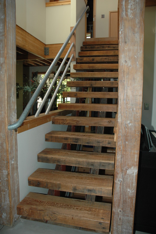Design ideas for an eclectic staircase in Seattle.
