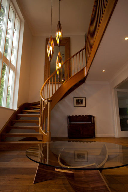 Cocoon pendant light - Modern - Staircase - London - by MacMaster Design |  Houzz