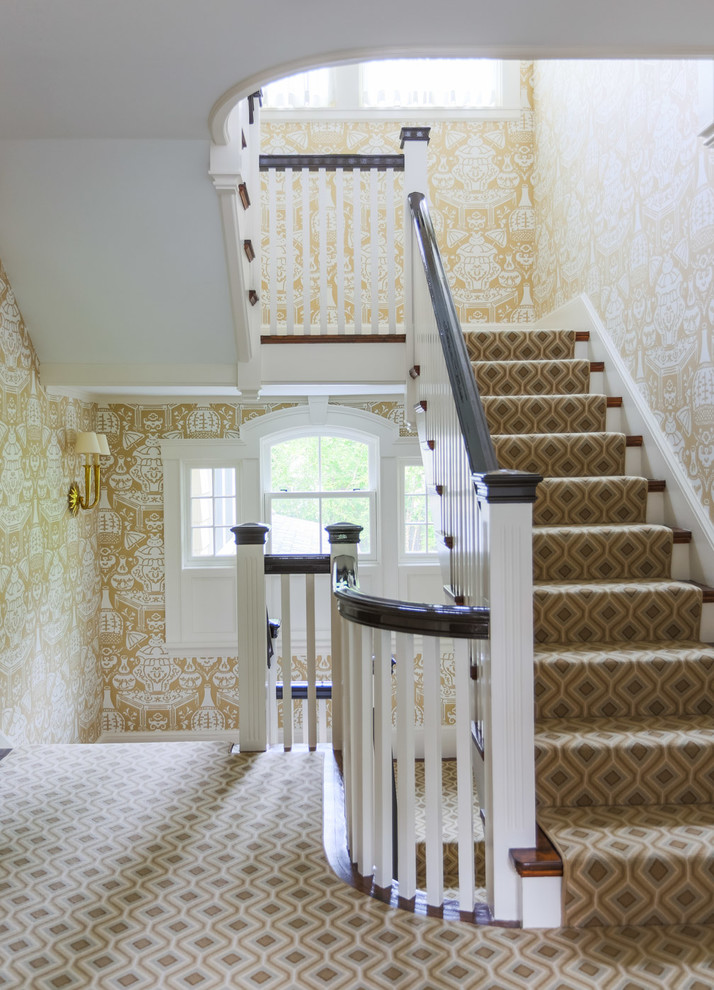 Colonial Renovation Traditional Staircase Boston by RBA