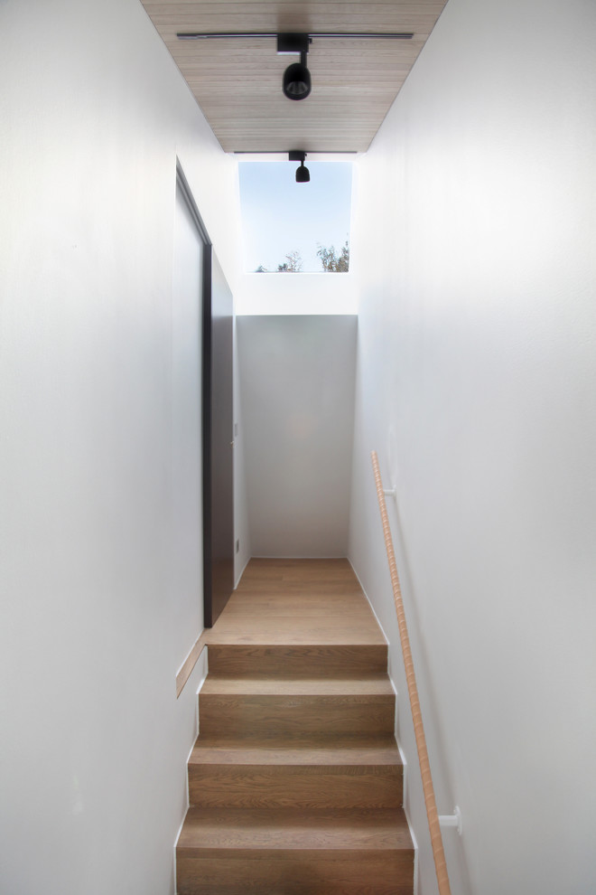 Inspiration for a scandinavian staircase remodel in Stockholm
