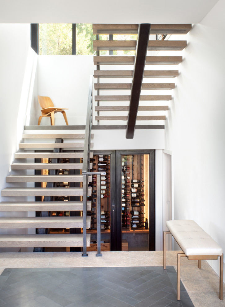 Contemporary Hillside Residence - Contemporary - Staircase - Denver ...