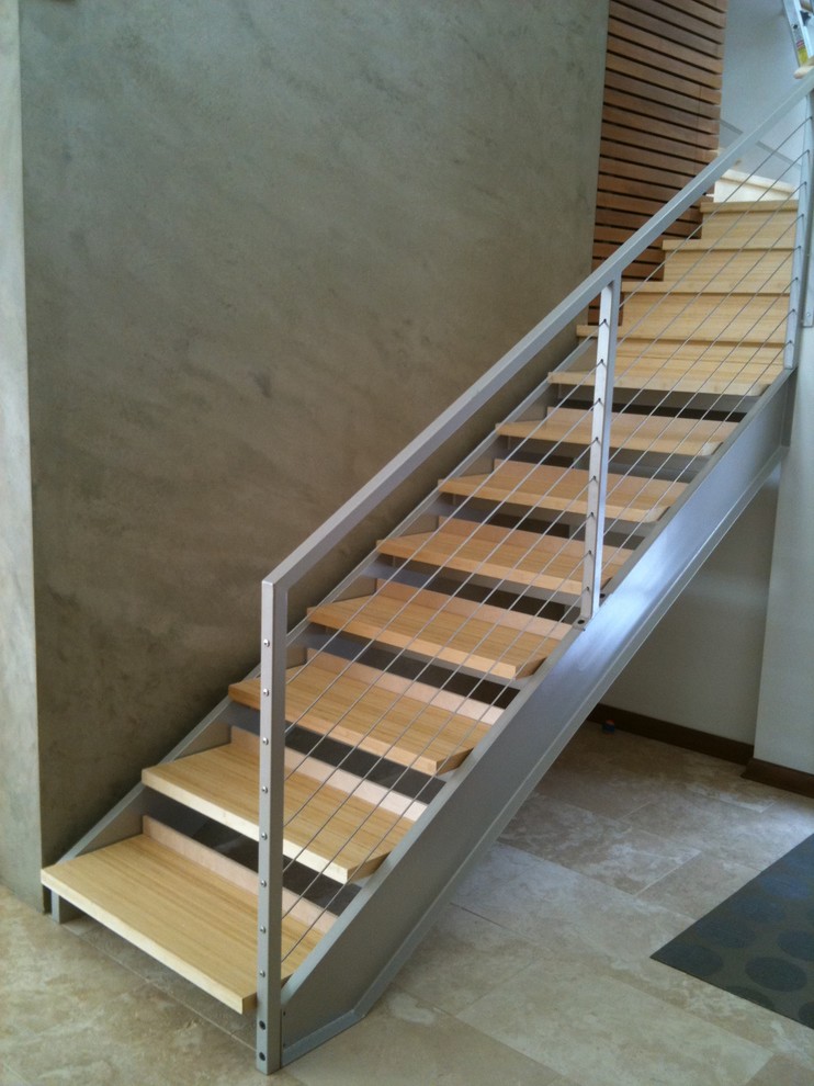 Aménagement d'un escalier moderne.