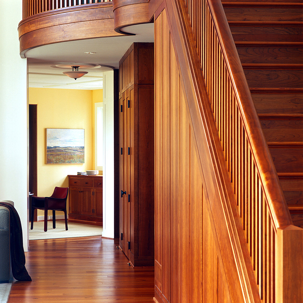 Example of a classic staircase design in Baltimore