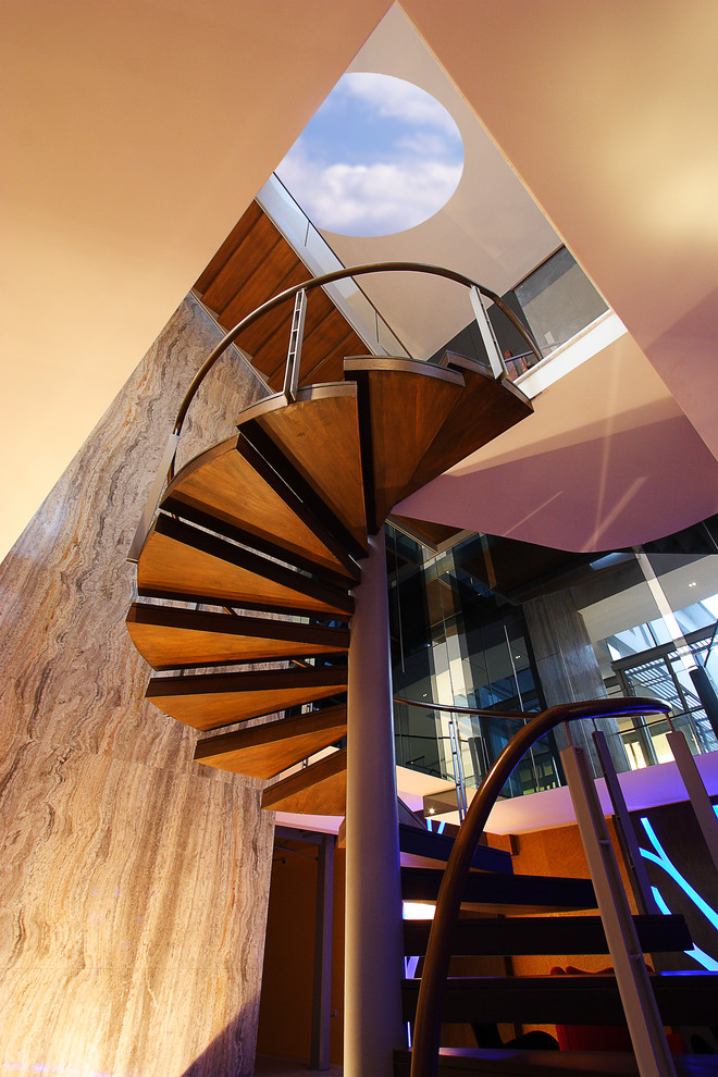 Photo of a contemporary staircase in Singapore.