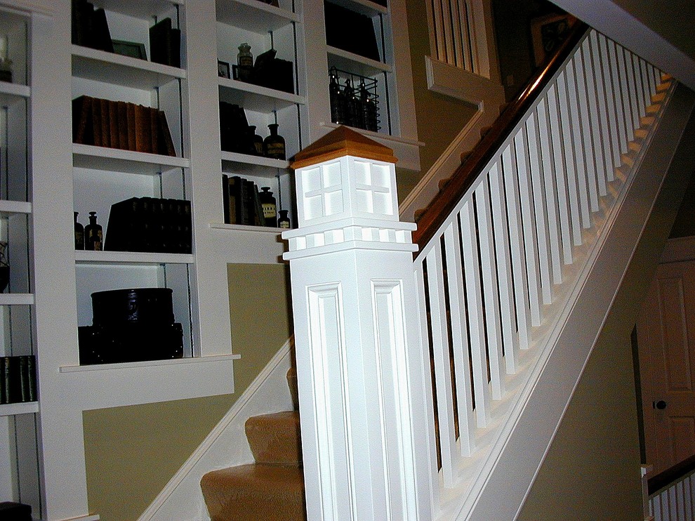 Cette image montre un escalier craftsman.