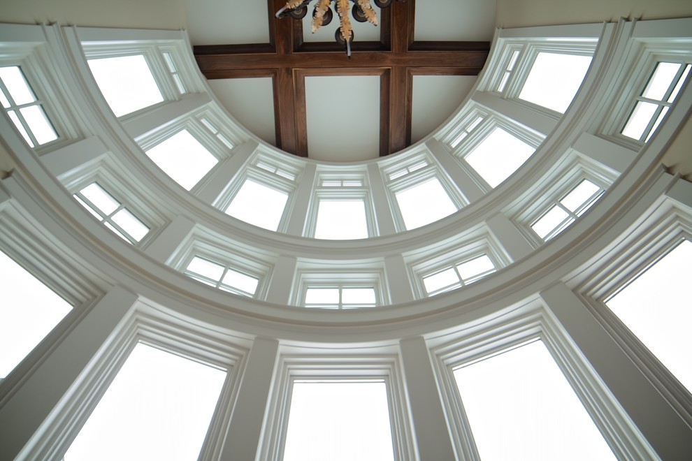 Crystal Lake Custom Home Transitional Staircase Other by Bradley Wheeler Architecture