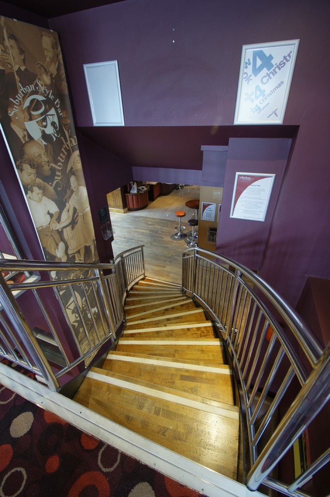 Example of a trendy staircase design in Kent