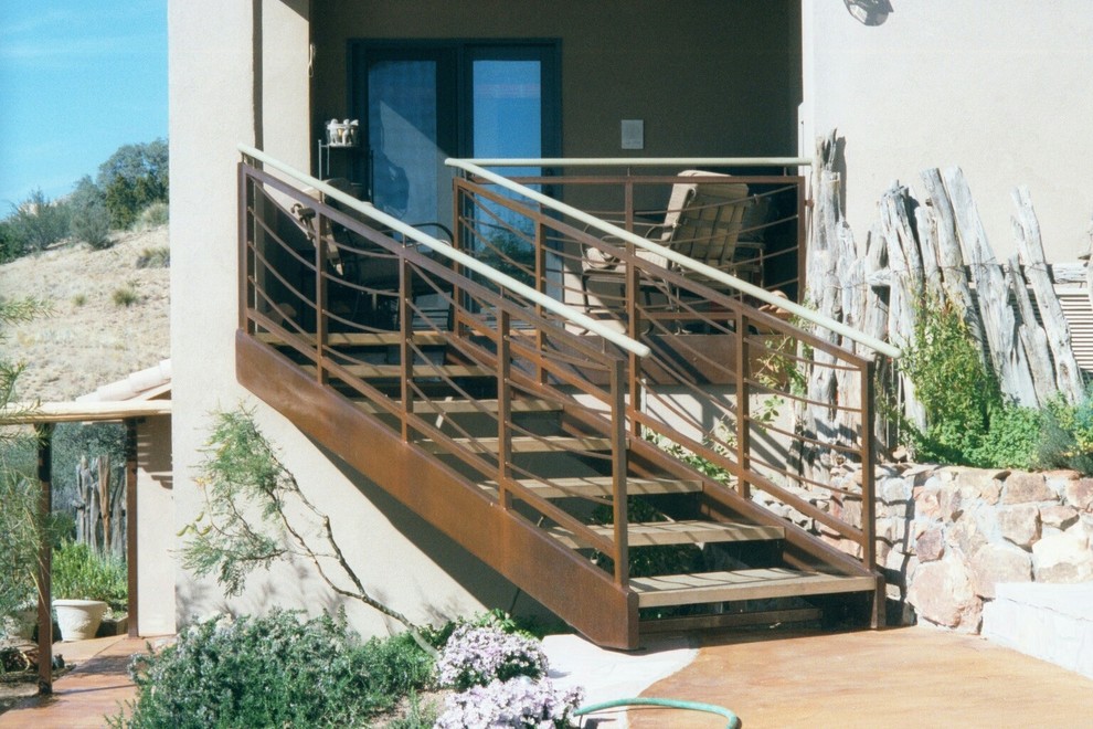 Custom Access Stair Modern Staircase Albuquerque by Pascetti