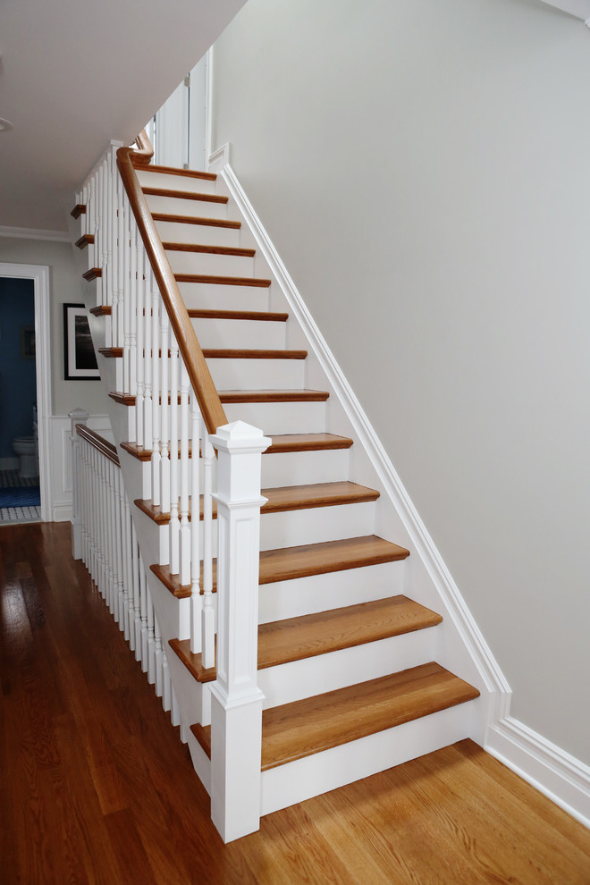 This is an example of a beach style staircase in New York.