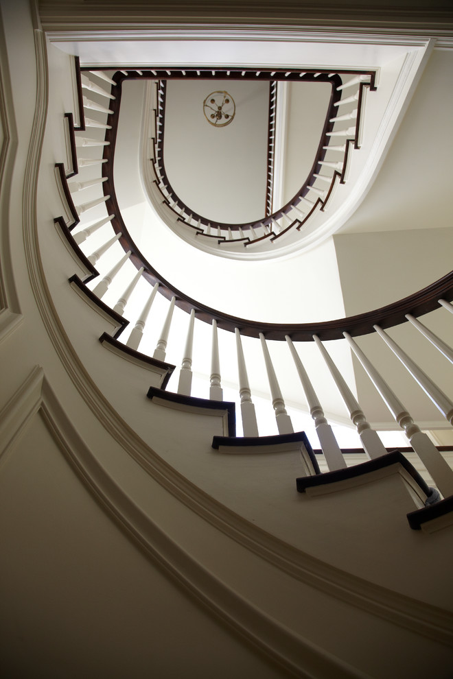 Inspiration for a timeless staircase remodel in New York