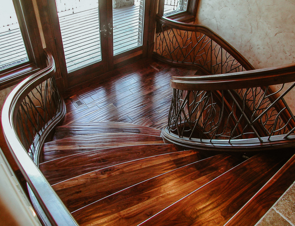 Inspiration for a traditional staircase in Salt Lake City.