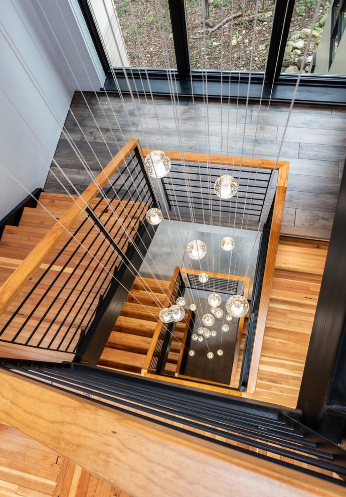 Moderne Treppe in Milwaukee