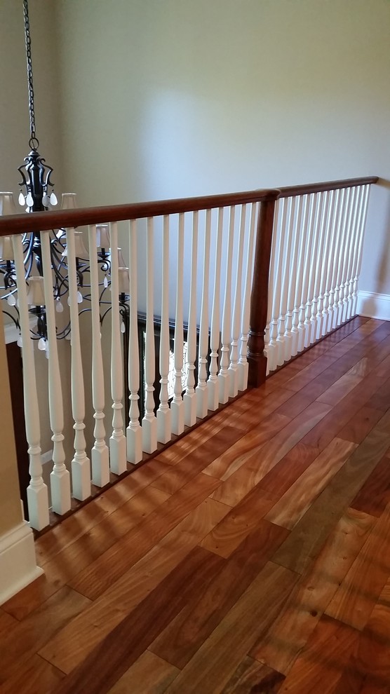 Custom iron baluster replacement Traditional Staircase Chicago