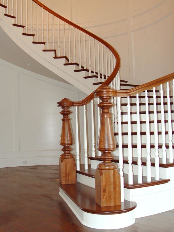 Modern staircase in Cleveland.