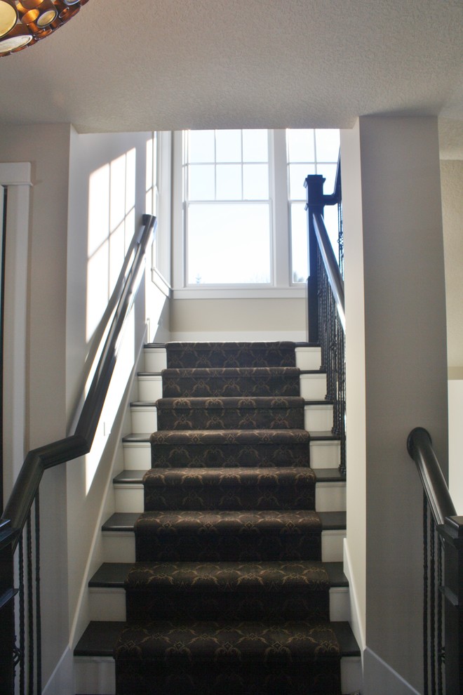 Staircase - contemporary staircase idea in Minneapolis