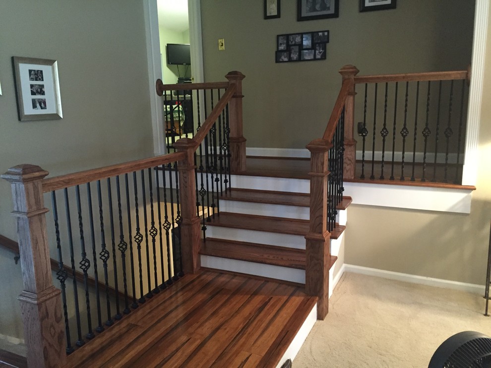 Custom Railings Transitional Staircase Other by Bella Lan