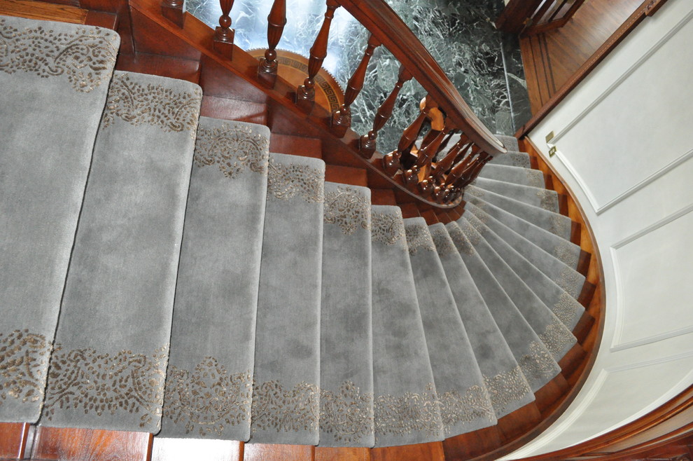 Custom Stair Runners Traditional Staircase New York by Peykar