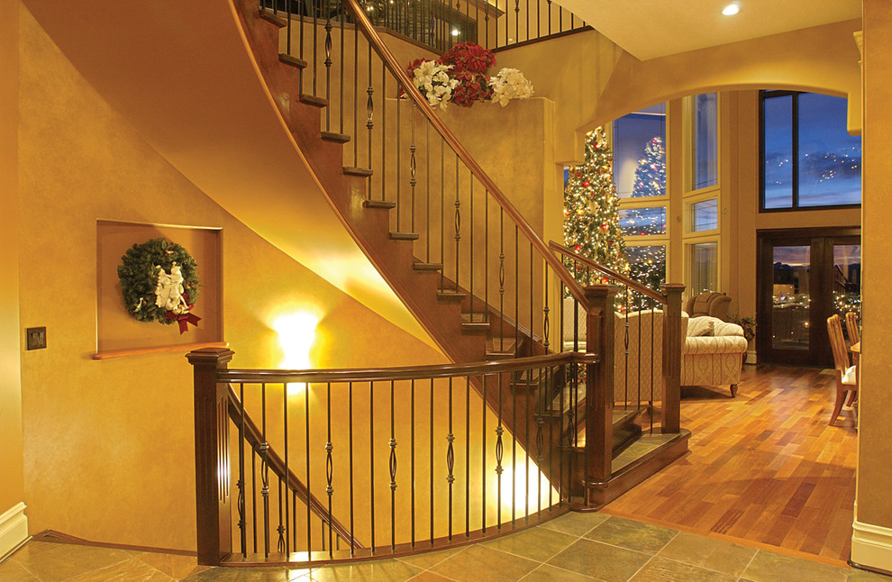CUSTOM STAIRS Traditional Staircase Calgary by Spindle Stairs