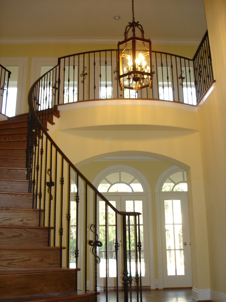 Custom Wrought Iron Traditional Staircase Houston by Cheap
