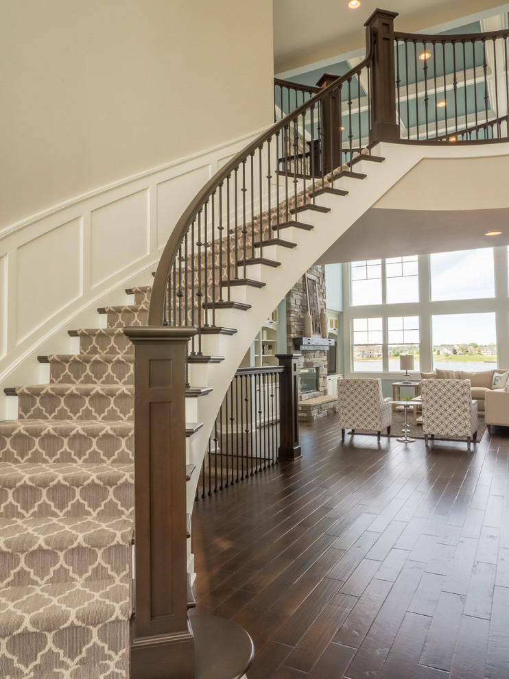 Inspiration for a classic staircase in Grand Rapids.