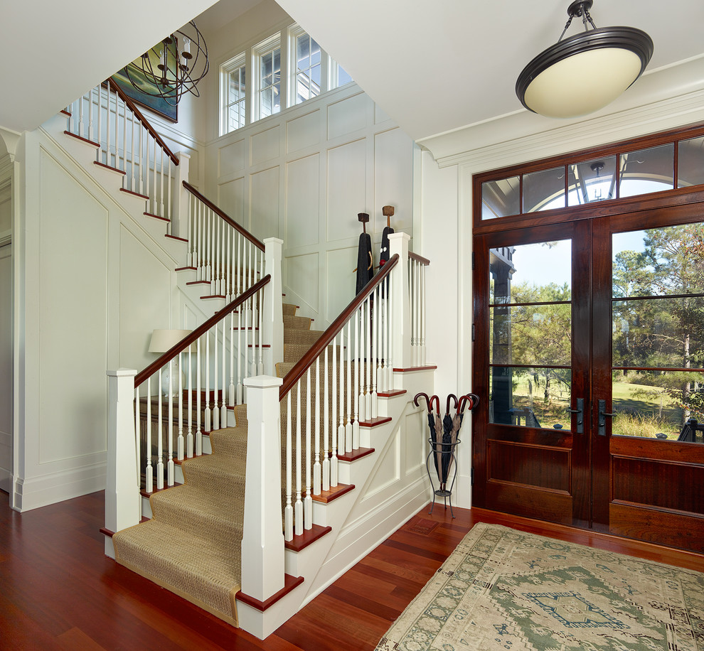Inspiration for a staircase remodel in Charleston