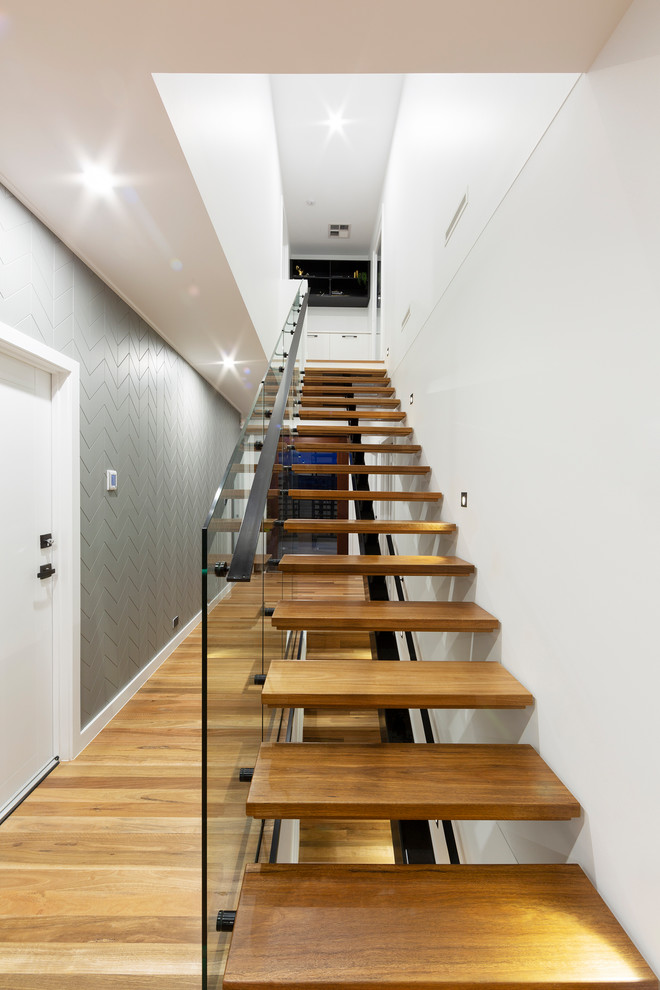 Denman Prospect Residence Modern Staircase Canberra Queanbeyan