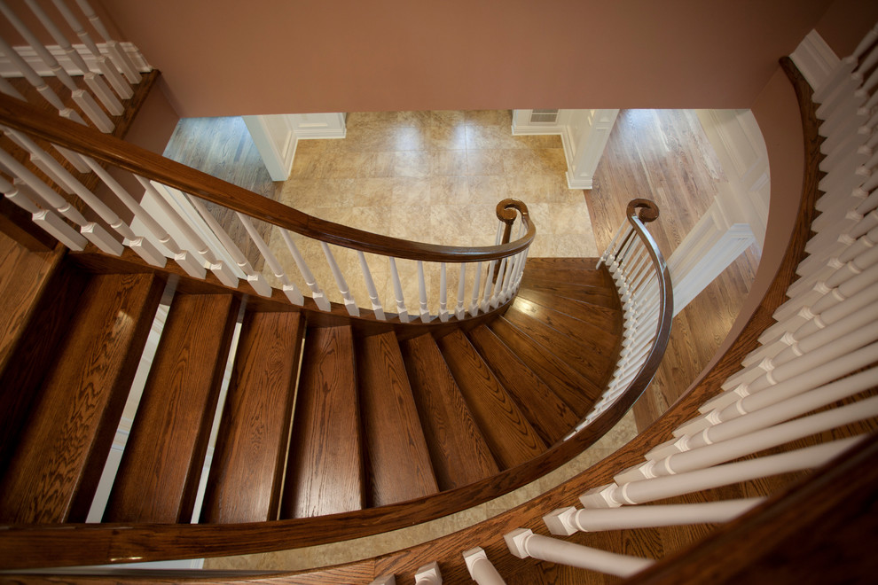 Dix Hills Traditional Staircase New York by Araco Development