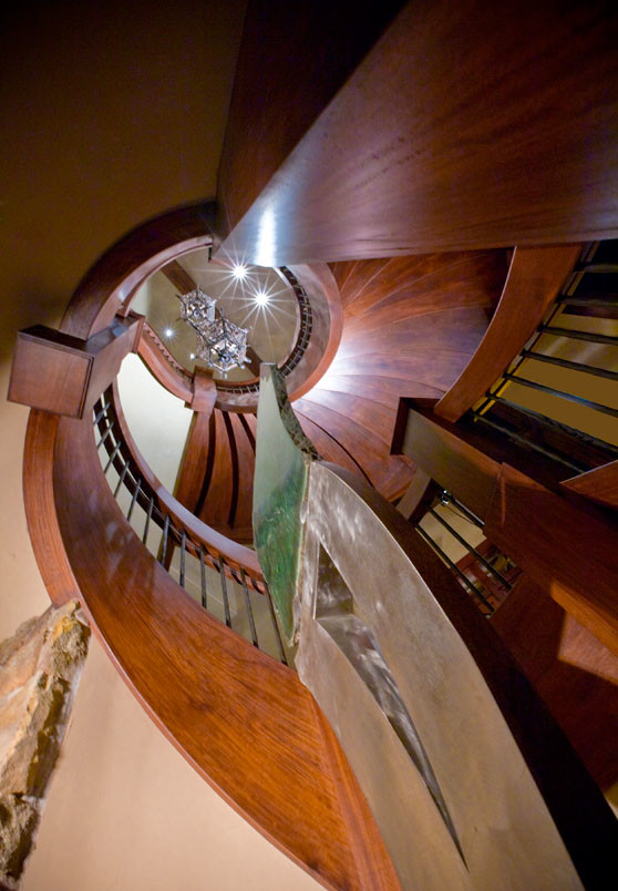 Photo of a staircase in Salt Lake City.