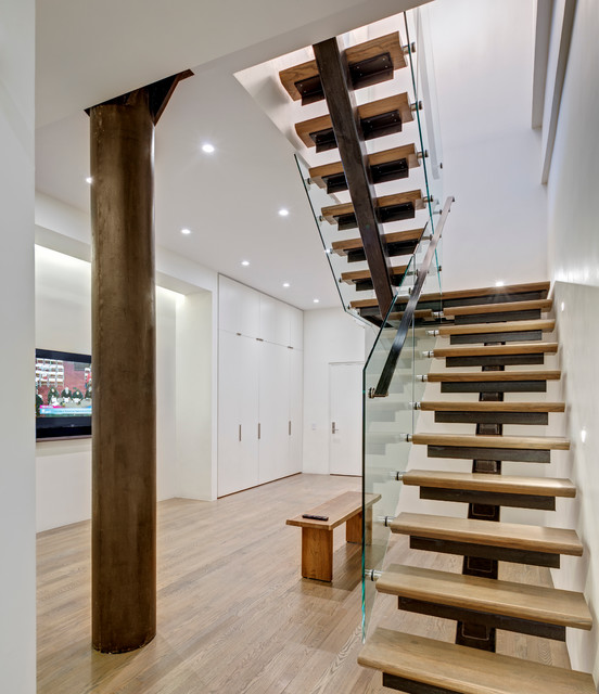 Duplex Alteration, Noho - Moderno - Escalera - Nueva York - de Lilian H.  Weinreich, Architects | Houzz