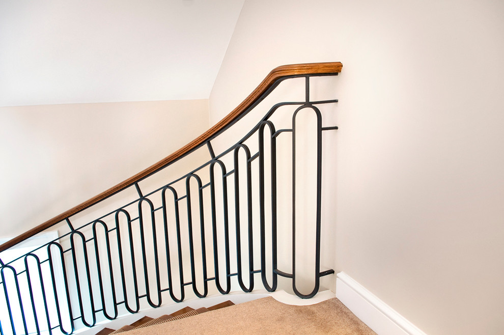Photo of a modern staircase in Surrey.