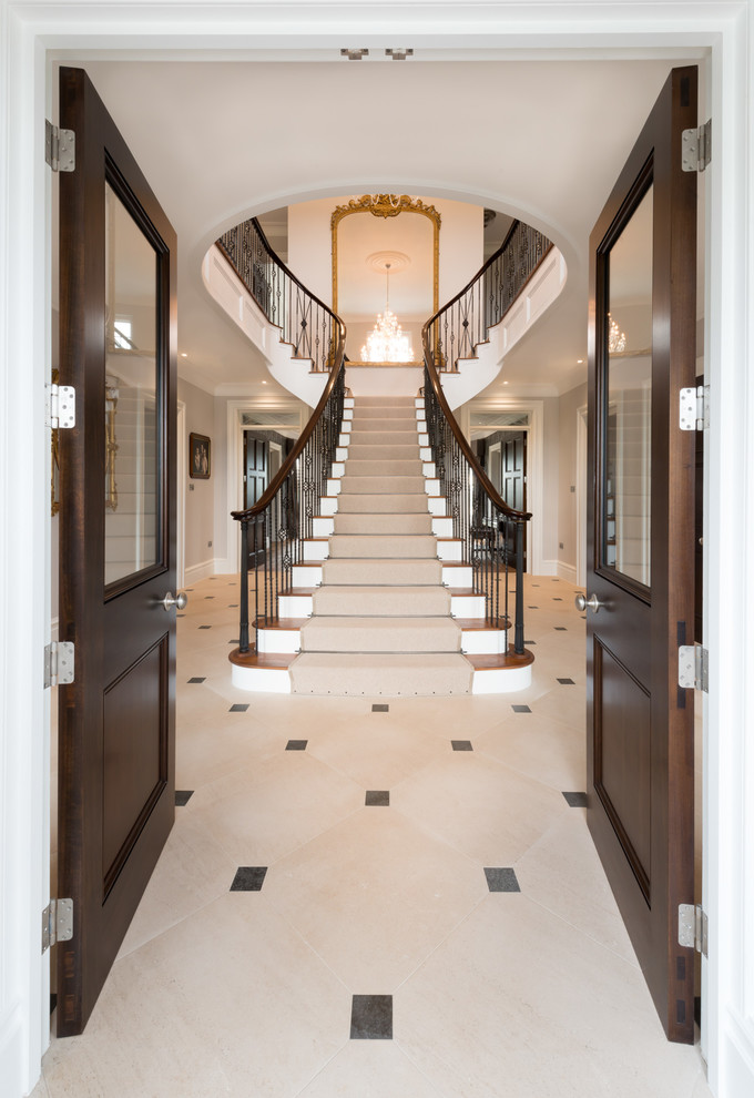 Entrance Hall & Staircase Traditional Staircase Devon by 16a