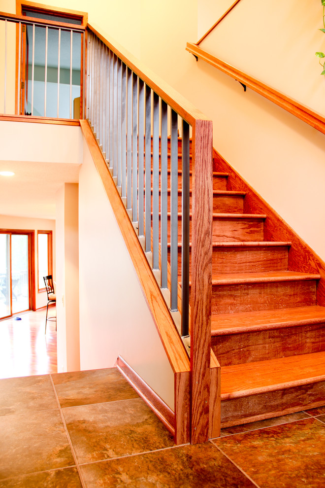 Entry Update Contemporary Staircase Minneapolis by Filla Green