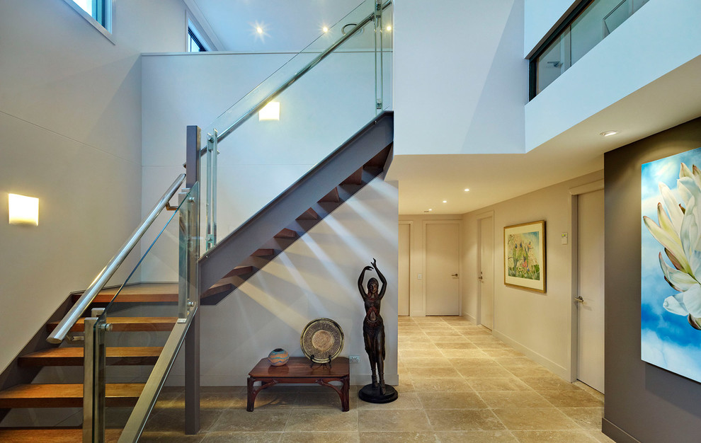 Ewingsdale Residence Tropical Staircase Gold Coast Tweed by
