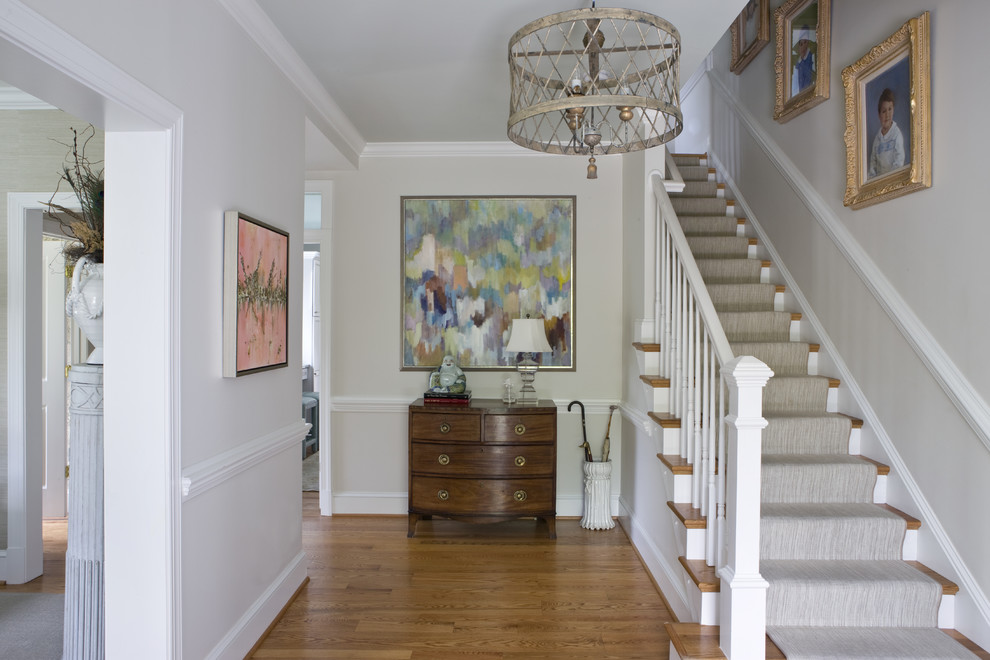 Example of a classic staircase design in DC Metro