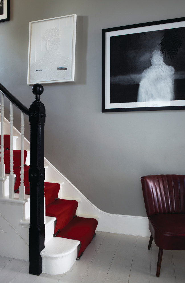 Farrow & Ball Paint Traditional Staircase Dorset by Farrow