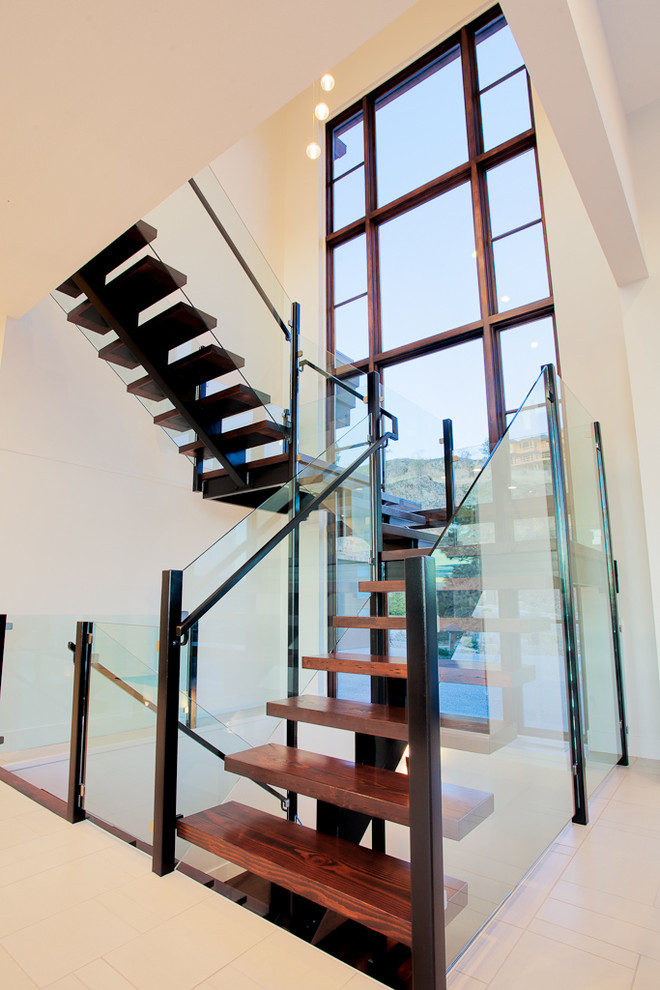 Inspiration for a modern staircase in Vancouver.