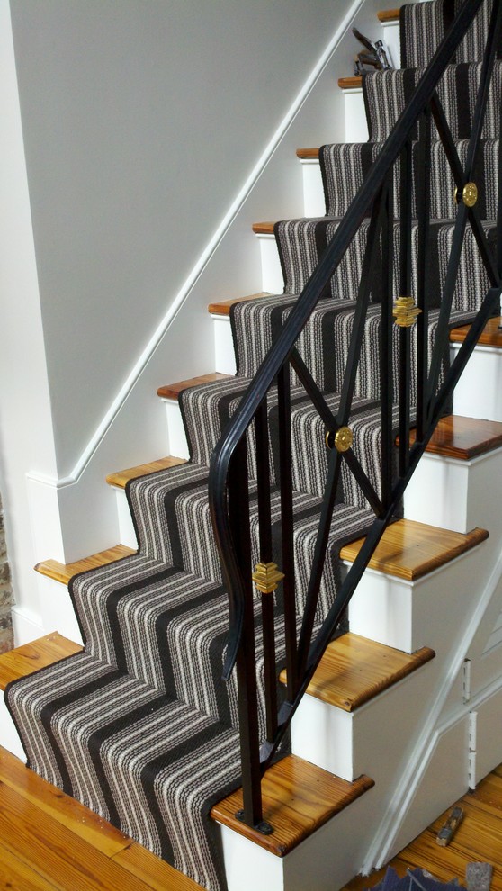 Inspiration for a traditional staircase in Charlotte.
