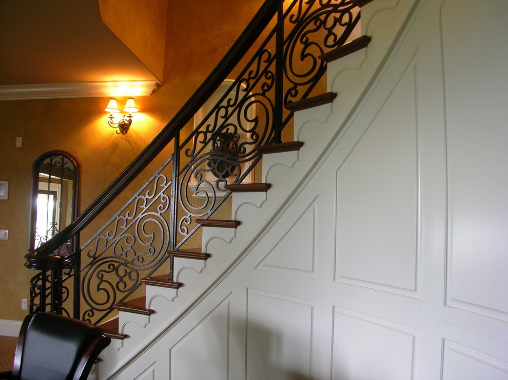 Photo of a traditional staircase in Portland.