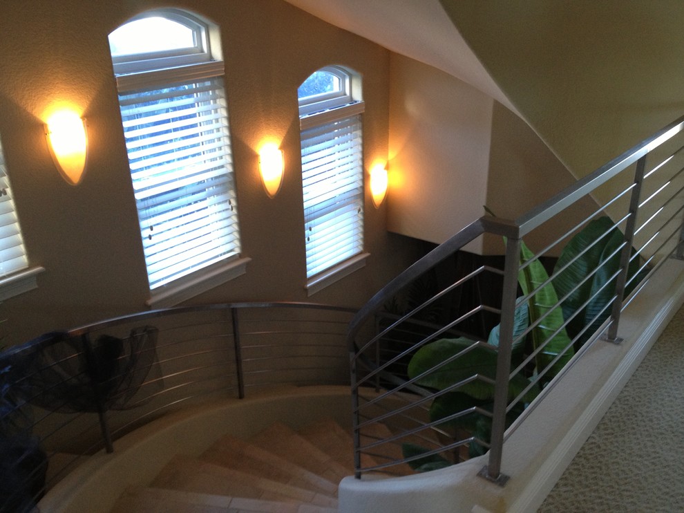 Island style staircase photo in Miami