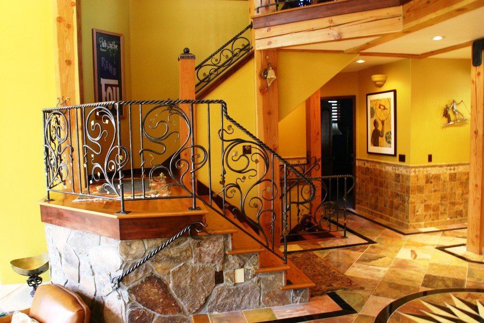 Elegant staircase photo in Denver