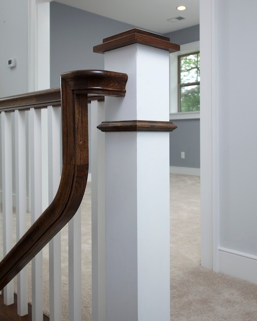 Inspiration for a timeless staircase remodel in Charleston