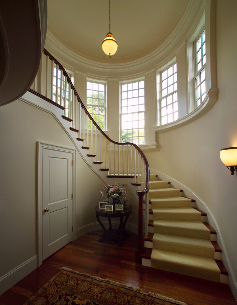 Elegant staircase photo in Boston